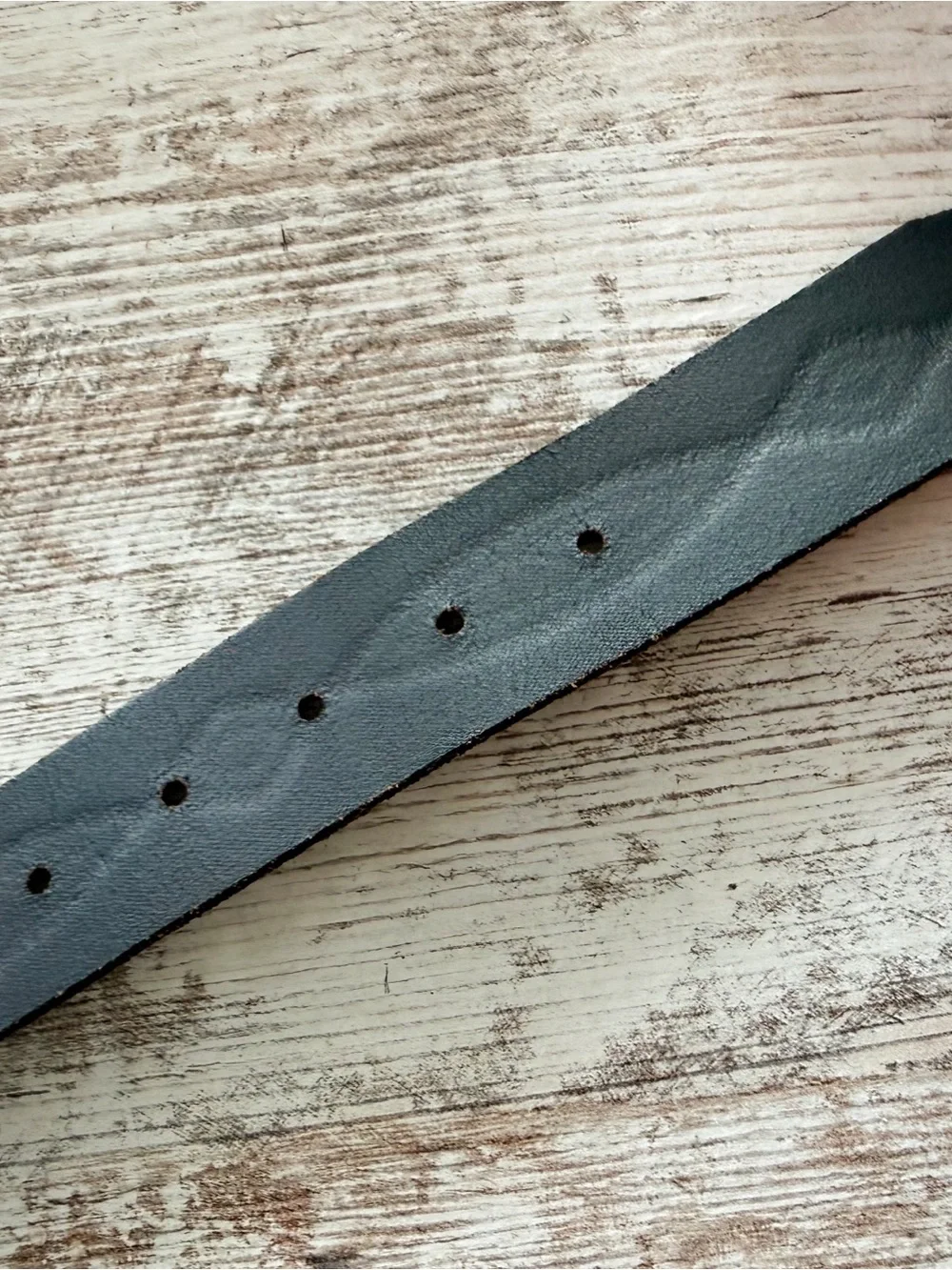 Harley-Davidson Black Leather Silver Wing Logo Belt 34